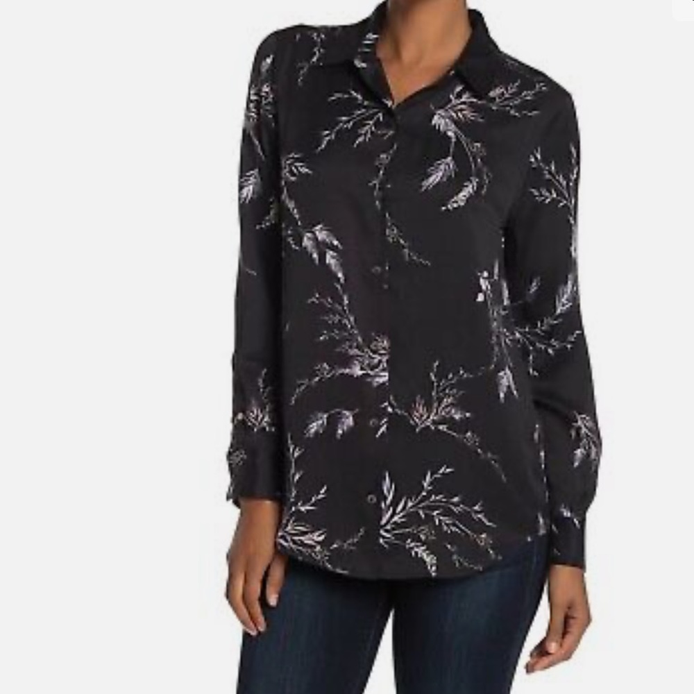 Equipment Essential Floral Silk Blend Blouse